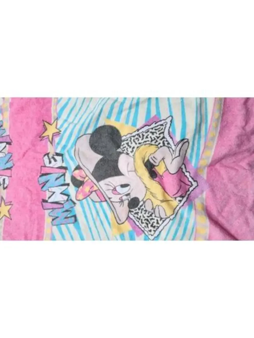 Vintage Disney Minnie Mouse Pink Beach Towel